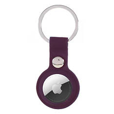 Силіконовий брелок з кільцем iLoungeMax Silicone Keychain Case Purple для AirTag