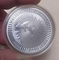 Серебряная инвестиционная монета Кенгуру (Австралийский кенгуру) 1 доллар 1 унция чистейшего серебра