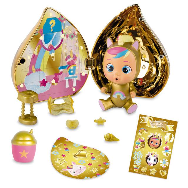 Лялька Дитина, що плаче, Cry Babies MAGIC TEARS золота лялька GOLD EDITION  Imc Toys ‎93348