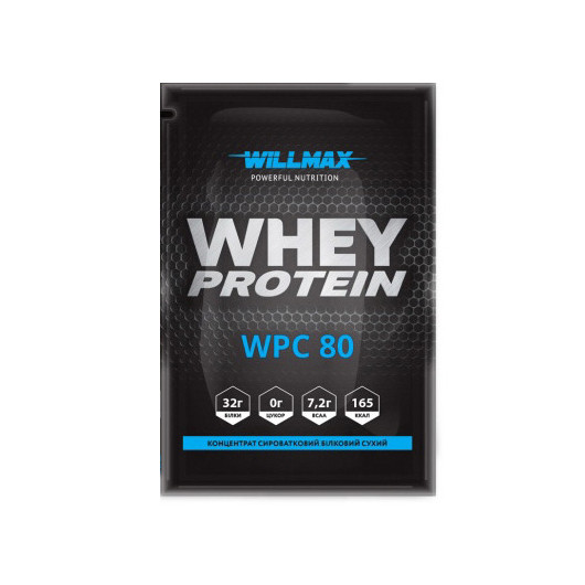 Протеїн Товарwillmax Whey Protein 80, 40 грам Жуйка