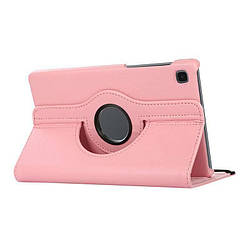 Шкіряний поворотний чохол для Samsung Galaxy Tab A7 (T500 / T505 / T507) 10.4" рожевий