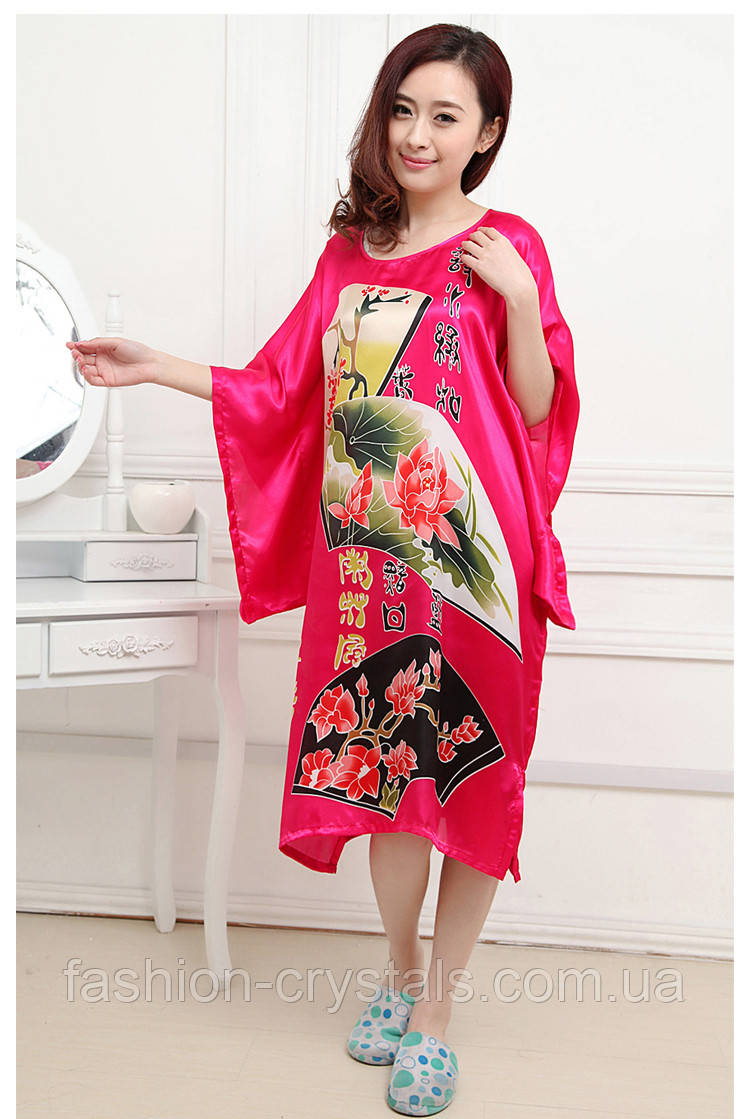Шовкова сукня кімоно квіти японії