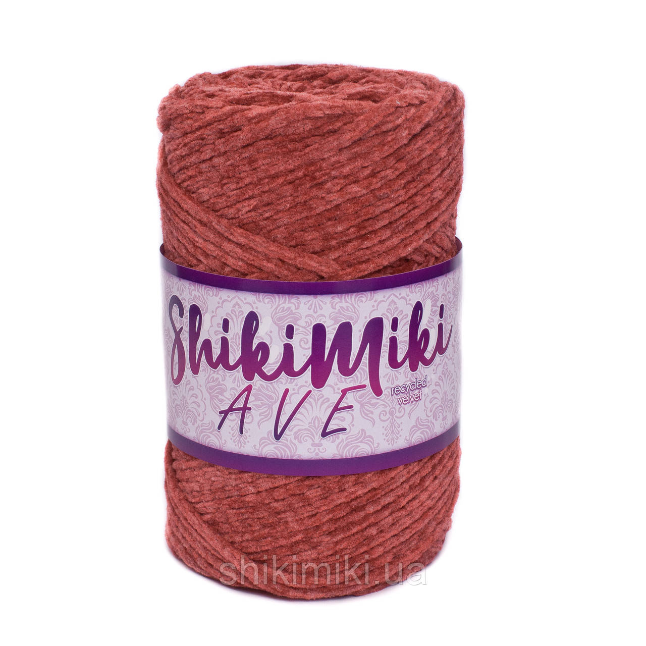 Вельветовый шнур Shikimiki AVE, цвет розовая терракота