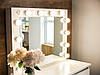 Визажный стол Зеркало визажное с подсветкой В-071 туалетный столик для визажиста рабочие места парикмахеров, фото 10