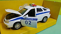 Игрушка ВАЗ 2170 Лада Приора Полиция Автосвит, фото 1