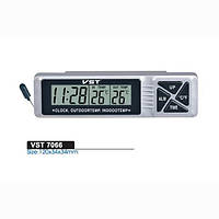 Автомобильные часы с термометром vst-7066