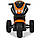 Детский электро мотоцикл Suzuki M 4135EL-7, оранжево-черный, фото 2