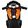 Детский электро мотоцикл Suzuki M 4135EL-7, оранжево-черный, фото 4