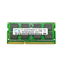 Оперативна пам'ять для ноутбука Sodimm DDR3 4GB 1333mhz PC3-10600 (Samsung M471B5273DH0-CH9 REF)