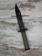 Тактичний ніж з чохлом GERBFR 2368В (35см) в комплекті з універсальним викидних ножем АК-29/21 см All, фото 2