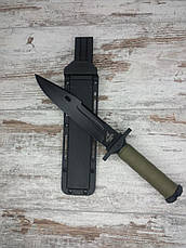 Тактичний ніж з чохлом GERBFR 2368В (35см) в комплекті з універсальним викидних ножем АК-29/21 см All, фото 3