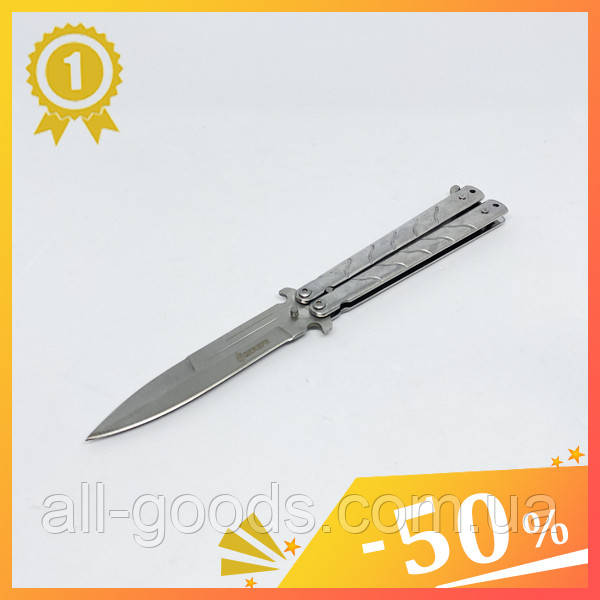 Нож бабочка или балисонг GERBFR 22.5 см АК-52. Балисонг Нож-бабочка. Удобный складной нож. Нож из кс го All