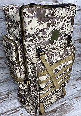 Тактичний штурмовий рюкзак 70 л. Рюкзак туристичний універсальний. Похідний рюкзак тактичний All, фото 2