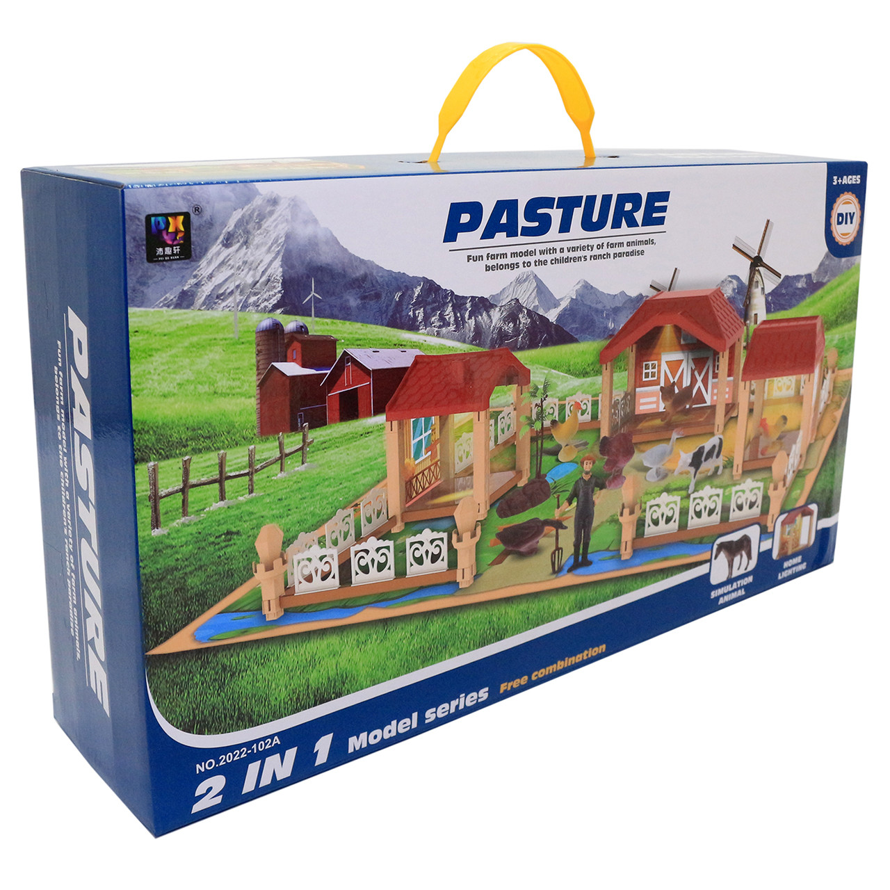 Игровой набор Ферма «Pasture» фигурки животных 44*25*11 (2022-102A)