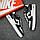 Чорно-білі шкіряні чоловічі кросівки Nike Air Force 1, фото 8