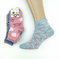 Носки детские демисезонные с рисунками, для девочки, ДОБРА ПАРА, р20-22, случайное ассорти, 20026264