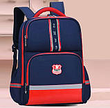 Вместительный легкий школьный рюкзак со светоотражателями для мальчика 4 - 5 - 6 - 7 класс, портфель в школу, фото 7