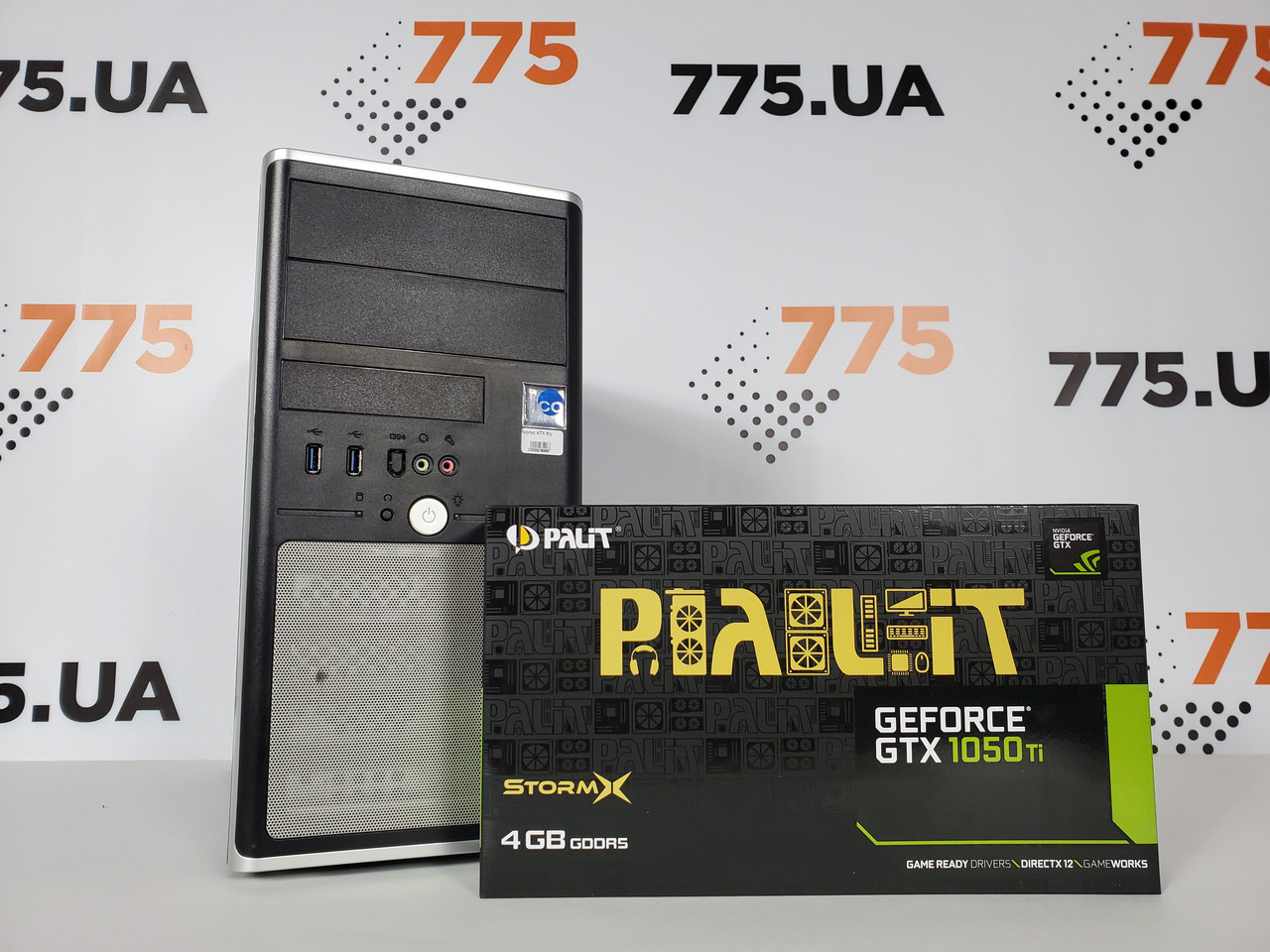 Ігровий комп'ютер EuroCom, Intel Core i7-3770 3.9 GHz, RAM 8ГБ, SSD 120ГБ, HDD 500ГБ, GTX 1050Ti 4GB (нова)
