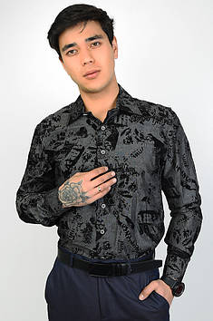Рубашка мужская черная ZOOR 141081T