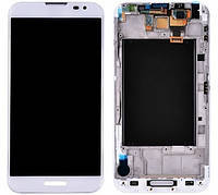 Дисплей для LG E980/E985 Optimus G Pro/E986/E988 + touchscreen. белый. с передней панелью, фото 2