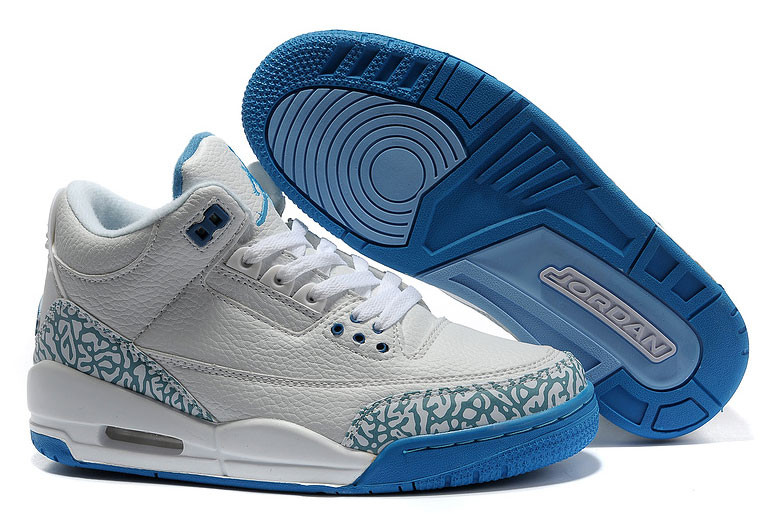 

Кроссовки женские Nike Air Jordan 3 / AJW-017 (Реплика), Белый