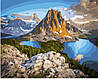Картина по номерам Rainbow Art Озеро в горах размер GX21610-RA TV, КОД: 6700586