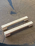 Ручки мебельные деревянные (Скоба тонкая  / ДУБ, фото 2
