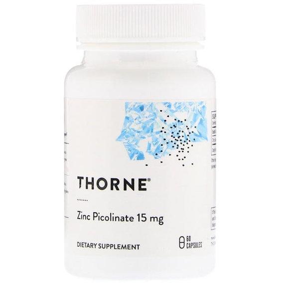 Zinc Picolinate 15 mg Thorne Research, 60 капсул