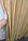 Відріз (3,2х2,7м.) тканини. Тюль льон, "Сітка Квадрат" колір бурштиновий. Код 326ту 00-а1132, фото 2