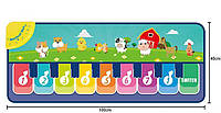 Детский музыкальный коврик, танцевальный коврик Пианино 118-6|7, детский развивающий коврик
