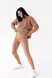 Трикотажні штани звужений фасону SOBE - коричневий колір, L (є розміри), фото 6