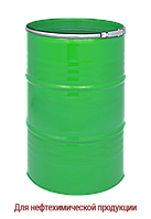 Бочка металлическая для нефтехимической продукции 1А2 ISO внутреннее покрытие RDL 50 210л зелёная 1,0х0,8х1,0, фото 1