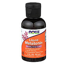Мелатонин жидкий, Liquid Melatonin, Now Foods, 2 жидких унции (59 мл)