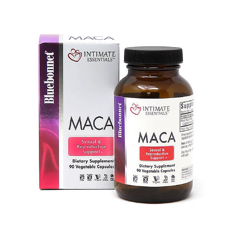 Маку, Сексуальна і Репродуктивна Підтримка, Intimate Essentials Maca, Bluebonnet Nutrition, 90 капсул, фото 2