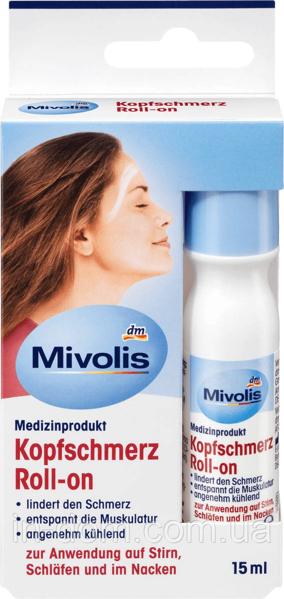 Mivolis Kopfschmerz Roll-on Ролик от головной боли, 15 мл.