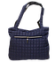 Жіноча тканинна сумка з двома ручками Жасмин 04 синя, фото 2