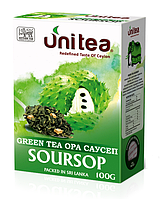 Чай зелёный UniTea OPA SOURSOP 100 гр. с саусепом