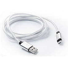 Кабель USB-MicroUSB Dengos 1.5m Silver (NTK-M-DL-WHITE)