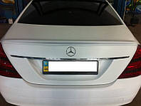 Лип спойлер (сабля) на Мерседес W221, Mercedes W221, фото 1