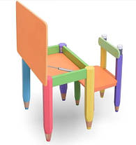 Дитячий столик "Олівчик" 60 x 60 см в 4 кольорах, фото 2