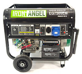 Генератор бензиновый Iron Angel EG 7500ЕМ(Бесплатная доставка)