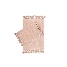 Набір килимків Irya - Gala gul kurusu рожевий 55*85+35*55