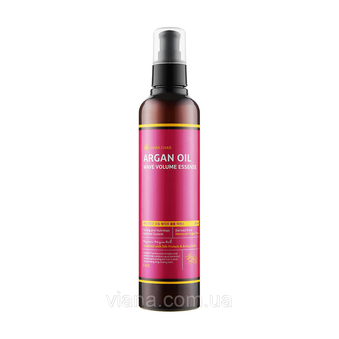 Преміум есенція для волосся з аргановою олією Char Char Argan Oil Wave Volume Essense 250 ml