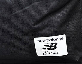 Молодіжний міський, спортивний рюкзак, портфель New Balance, нью бэланс. Чорний, фото 3