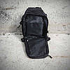 Чорна тактична сумка-рюкзак, месенджер, барсетка., фото 2