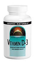 Вітамін D-3 2000IU, Source Naturals, 200 капсул