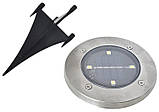 Уличный светильник на солнечной батарее Solar Disk Lights 4 led (5050) Siamo, фото 3