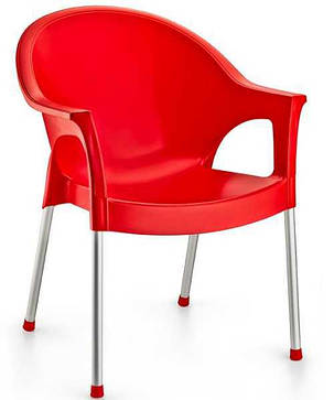 Крісло Irak Plastik Bergama червоний, фото 2