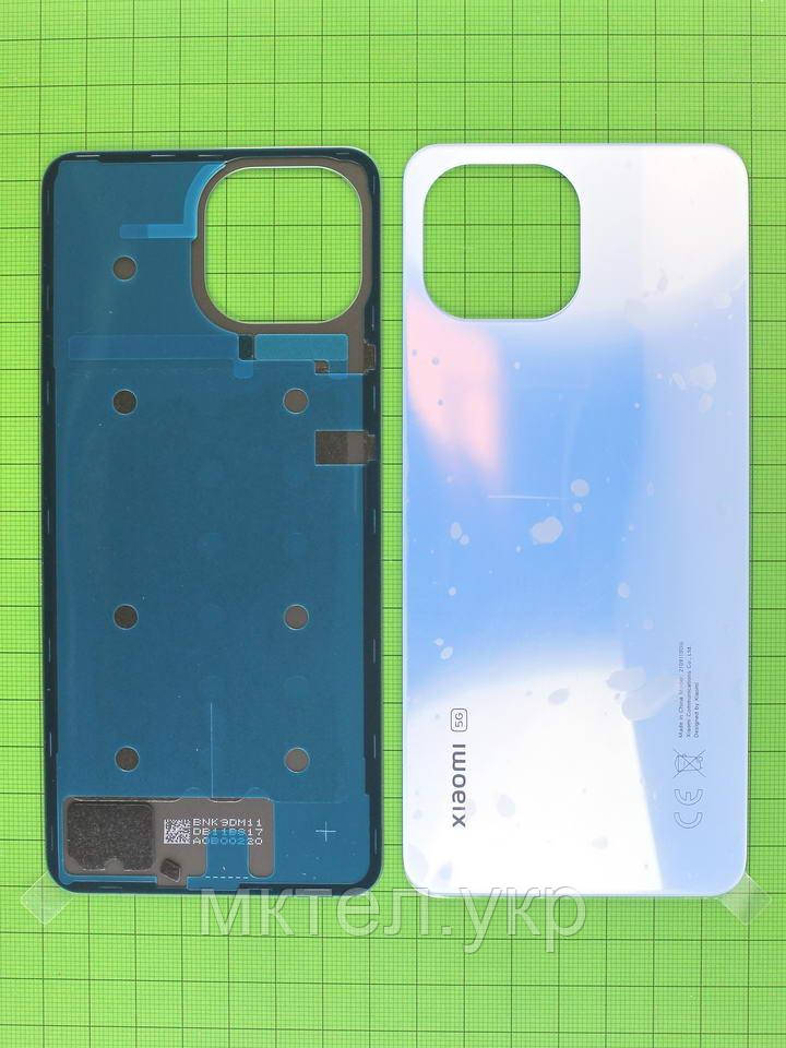 Задняя крышка Xiaomi Mi 11 Lite 5G голубая Оригинал #55050001AX1L