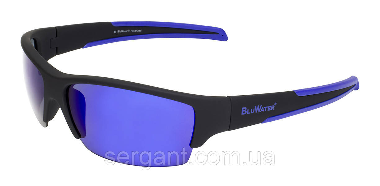 Поляризаційні окуляри BluWater Daytona-2 Polarized (G-Tech™ blue) сині дзеркальні